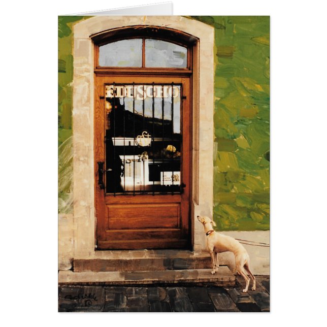 ヨーロッパのコーヒー- C. Schridde著元の絵画 (正面)