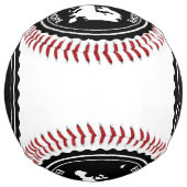 ヨーロッパのゴム印 ソフトボール (裏面)