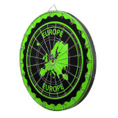 ヨーロッパのゴム印 ダーツボード (正面右)