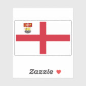 ヨーロッパのジブラルタル教区旗 シール (シート)