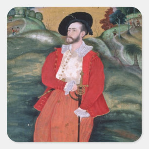 ヨーロッパのセーラーポートレート, c.1590 スクエアシール