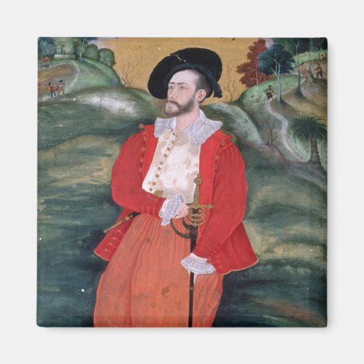 ヨーロッパのセーラーポートレート, c.1590 マグネット (正面)