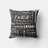 ヨーロッパのタイポグラフィの装飾用クッションの首都 クッション (裏面)