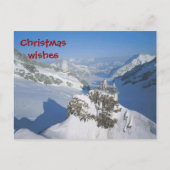 ヨーロッパのトップからのクリスマスの願い シーズンポストカード (正面)
