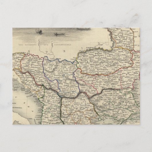 ヨーロッパのトルコ ポストカード (正面)