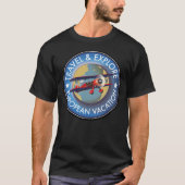 ヨーロッパのバケーションを旅して探索 Tシャツ (正面)