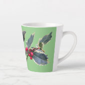 ヨーロッパのホリー顧客。グリーンラテマグ カフェラテマグ (右)