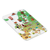 ヨーロッパのマンガの地図 マグネット (右側)