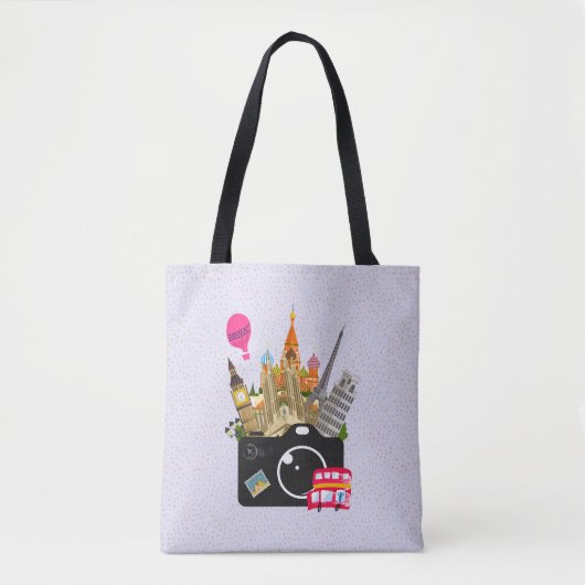 ヨーロッパのランドマーク旅行写真家 トートバッグ (正面)