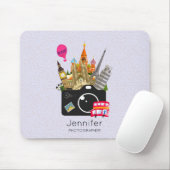 ヨーロッパのランドマーク旅行写真家 マウスパッド (マウス)