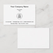 ヨーロッパのロゴ企業のテンプレート 名刺 (正面/裏面)