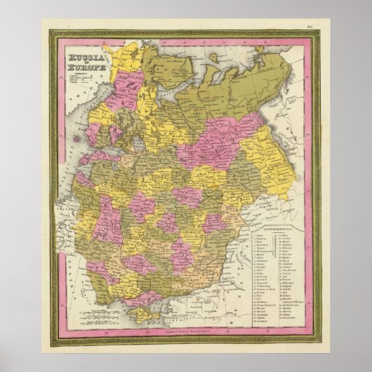 ヨーロッパのロシア ポスター (正面)