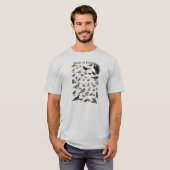ヨーロッパのワイシャツの鳥 Tシャツ (正面フル)
