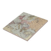 ヨーロッパのヴィンテージの地図 タイル (側面)