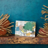 ヨーロッパの人種地図 フォトプラーク (側面)