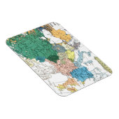 ヨーロッパの人種地図 マグネット (右側)