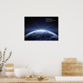 ヨーロッパの光を持つ地球のカイロプラクティックポスター ポスター (キッチン)