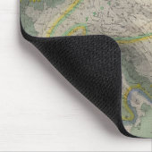 ヨーロッパの写真地図 マウスパッド (コーナー)