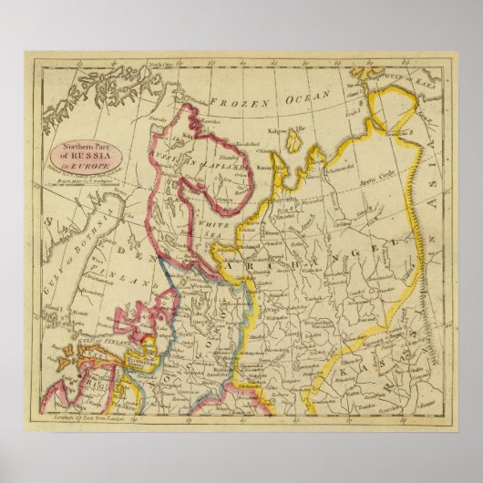 ヨーロッパの北ロシア ポスター (正面)