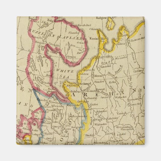 ヨーロッパの北ロシア マグネット (正面)