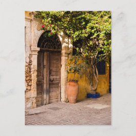 ヨーロッパの古い扉 ポストカード