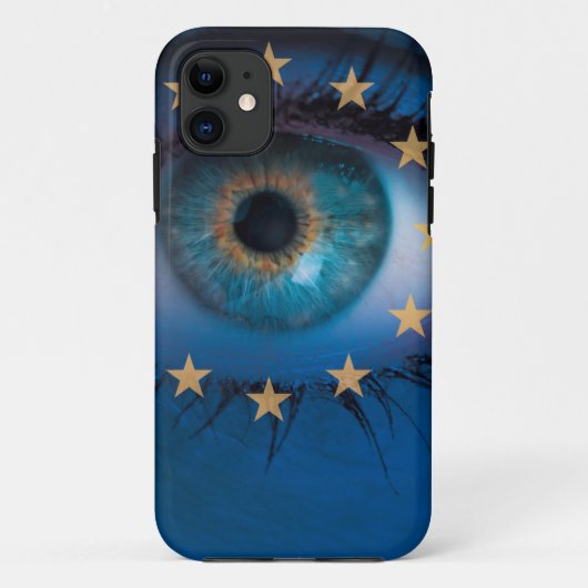 ヨーロッパの国旗の背景の概念を見る Case-Mate iPhoneケース (裏面)