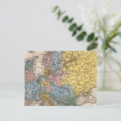 ヨーロッパの地図4 ポストカード (スタンド正面)