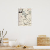 ヨーロッパの地図 ポスター (キッチン)