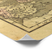 ヨーロッパの地図 ポスター (角)