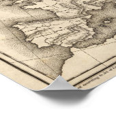 ヨーロッパの地図 ポスター (角)