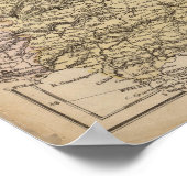 ヨーロッパの地図 ポスター (角)