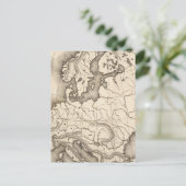 ヨーロッパの地図 ポストカード (スタンド正面)