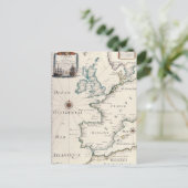 ヨーロッパの地図 ポストカード (スタンド正面)