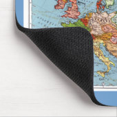 ヨーロッパの地図 マウスパッド (コーナー)