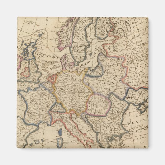 ヨーロッパの地図 マグネット (正面)