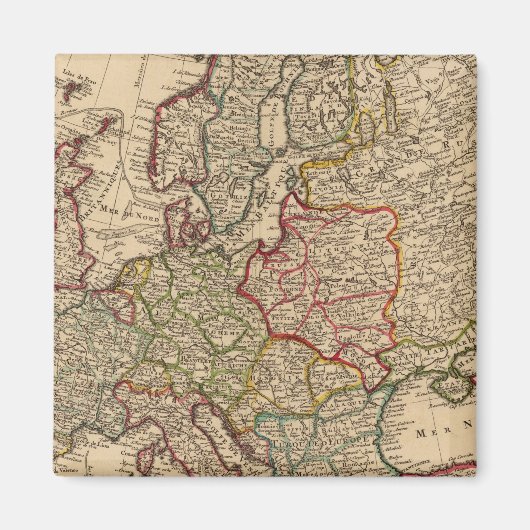 ヨーロッパの地図 マグネット (正面)