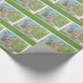 ヨーロッパの地図 ラッピングペーパー (角)
