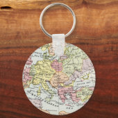 ヨーロッパの地図 | 3回目の十字軍 キーホルダー (正面)