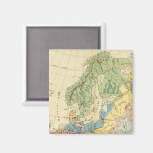 ヨーロッパの地質図 マグネット (正面/裏面)