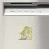 ヨーロッパの地質図 マグネット (インサイチュ (食洗機))