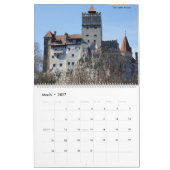 ヨーロッパの城2024 カレンダー (3月 2027)