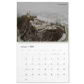 ヨーロッパの城2024 カレンダー (1月 2027)