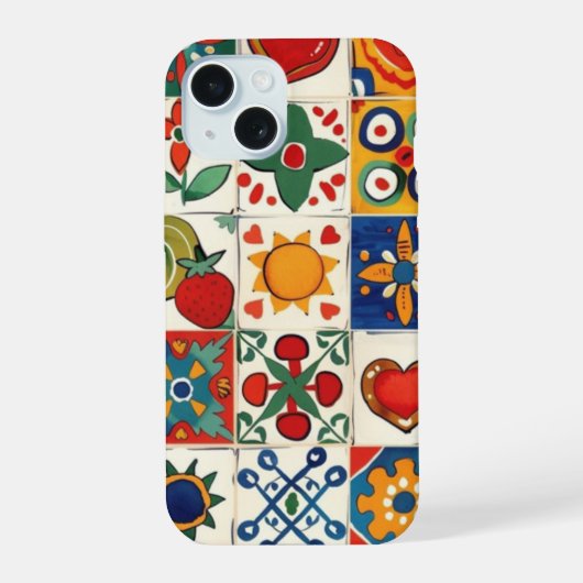 ヨーロッパの夏をイメージしたスマホケース iPhone 15ケース (裏面)