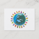 ヨーロッパの子供、 名刺 (裏面)