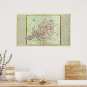 ヨーロッパの山と川 ポスター (キッチン)