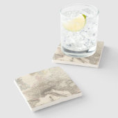 ヨーロッパの山 ストーンコースター (横)