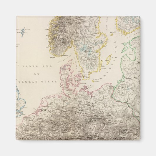 ヨーロッパの山 マグネット (正面)