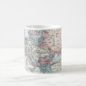 ヨーロッパの政治地図（1916年） コーヒーマグカップ (中央)