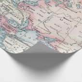 ヨーロッパの政治地図（1916年） ラッピングペーパー (角)