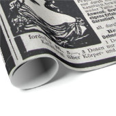 ヨーロッパの新人のドイツ語の典型的な広告 ラッピングペーパー (ロールコーナー)